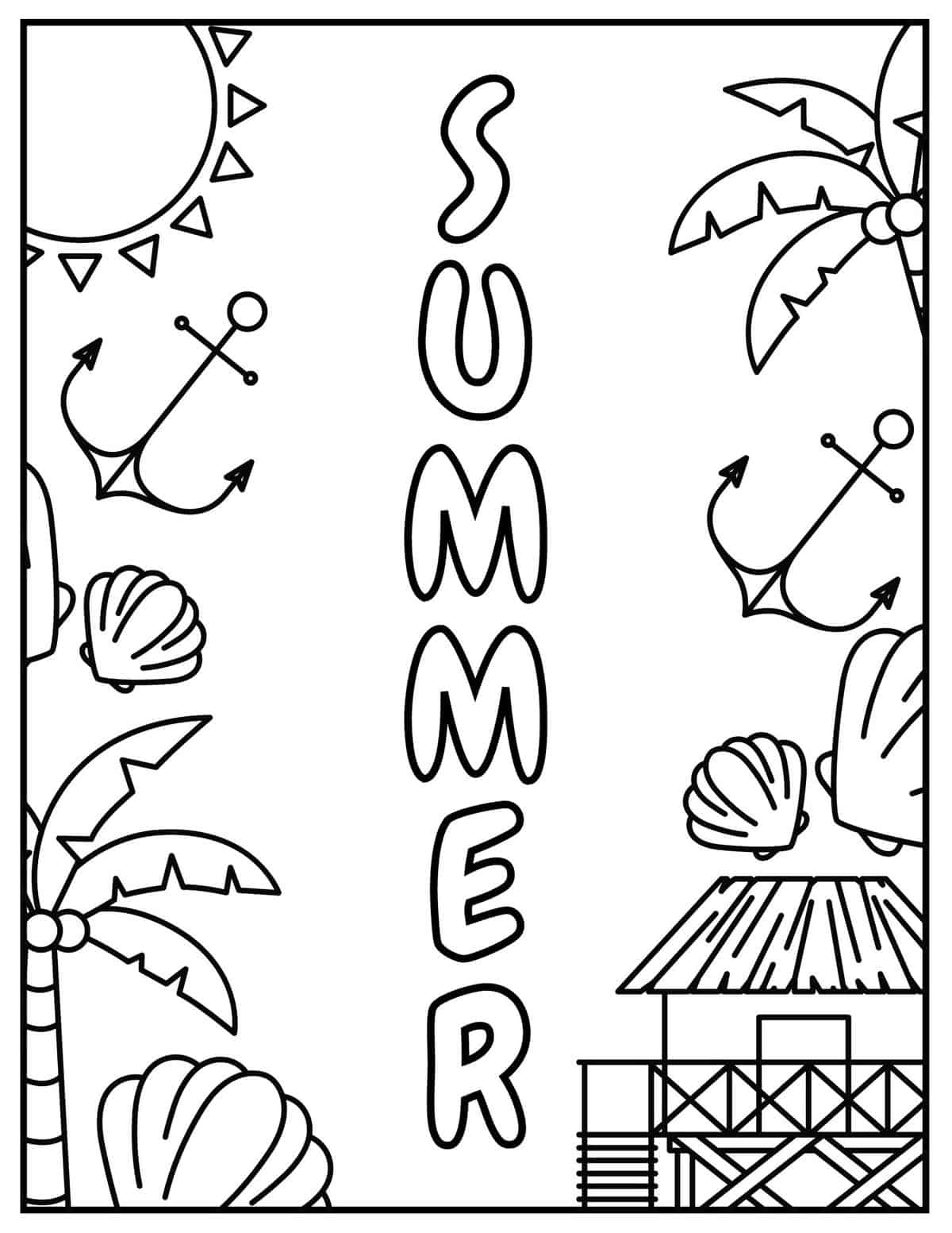 Get 85 End Of Summer Coloring Pages Ideas 12