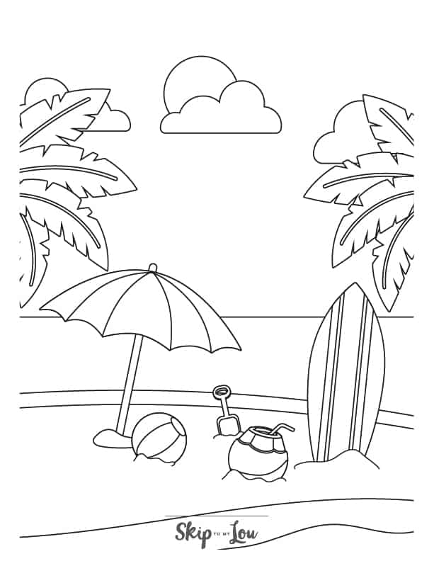 Get 85 End Of Summer Coloring Pages Ideas 14