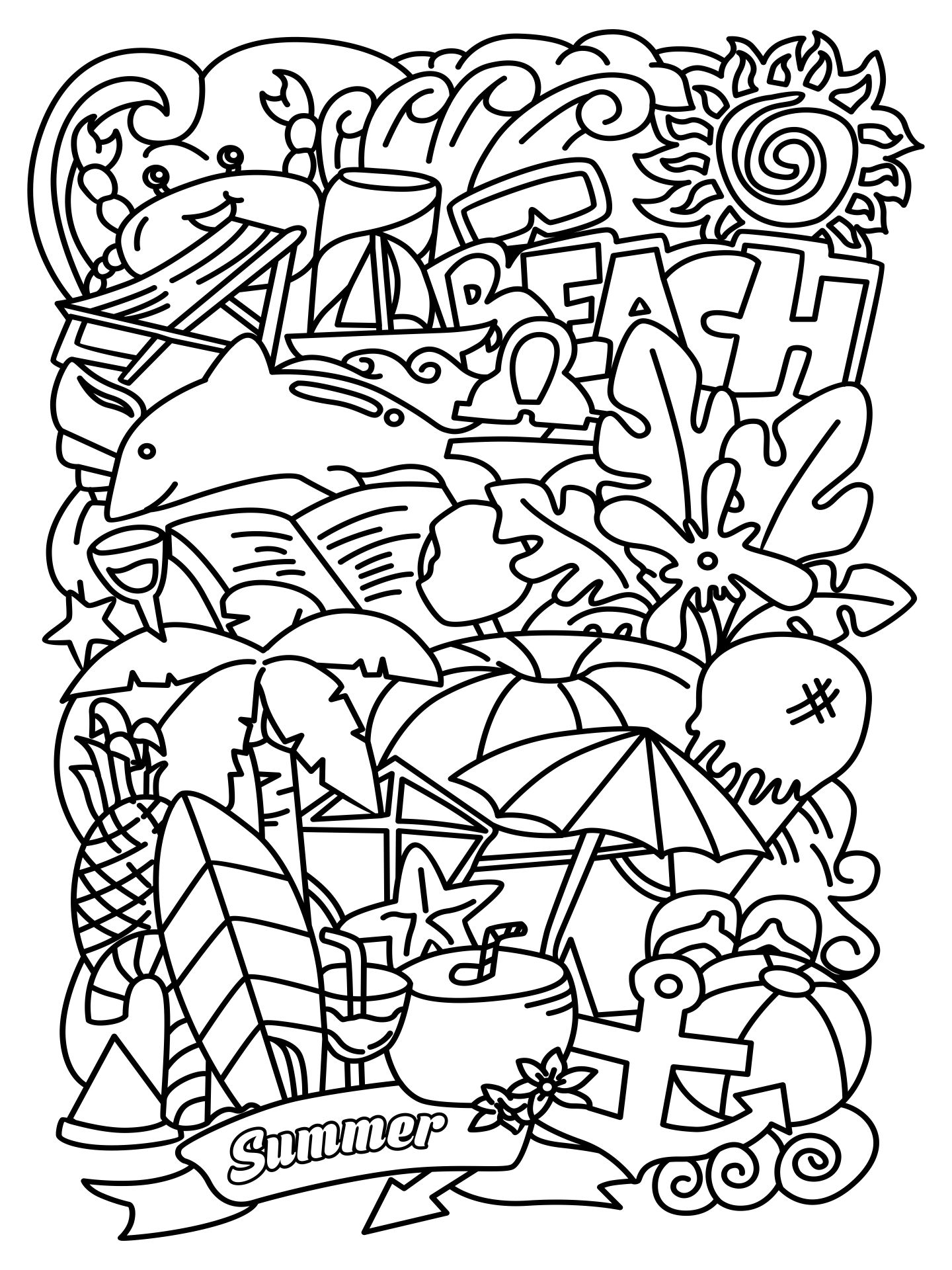 Get 85 End Of Summer Coloring Pages Ideas 15