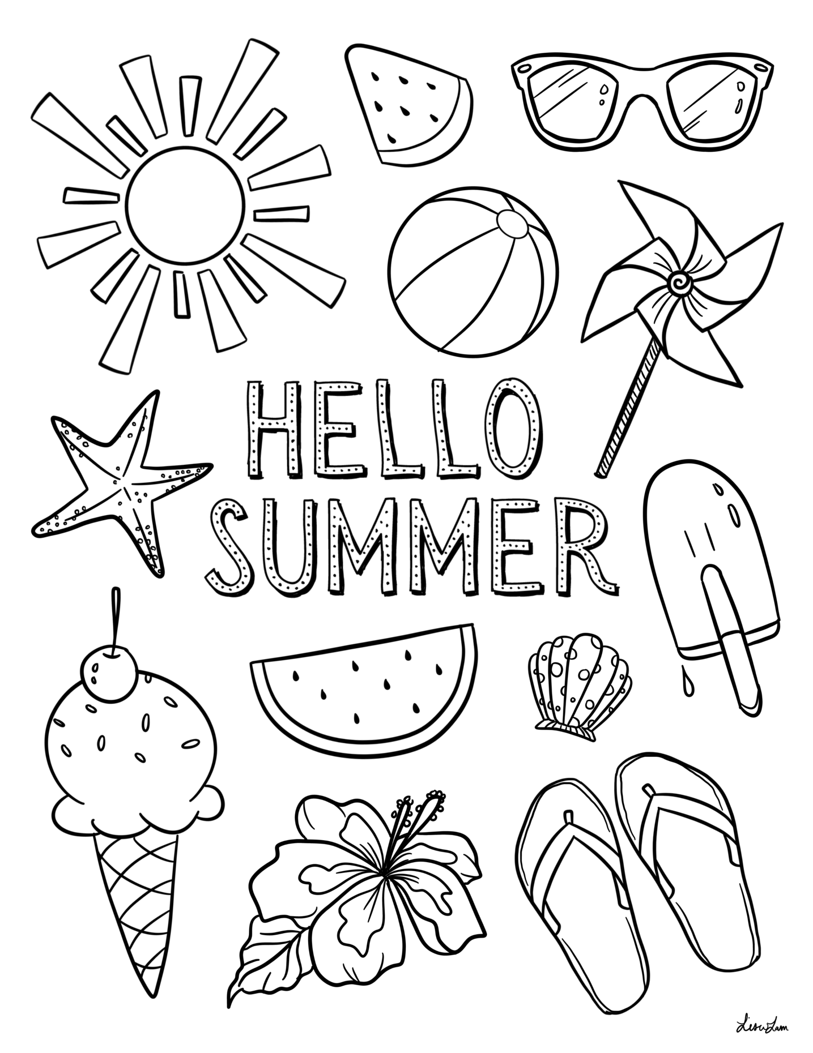 Get 85 End Of Summer Coloring Pages Ideas 57