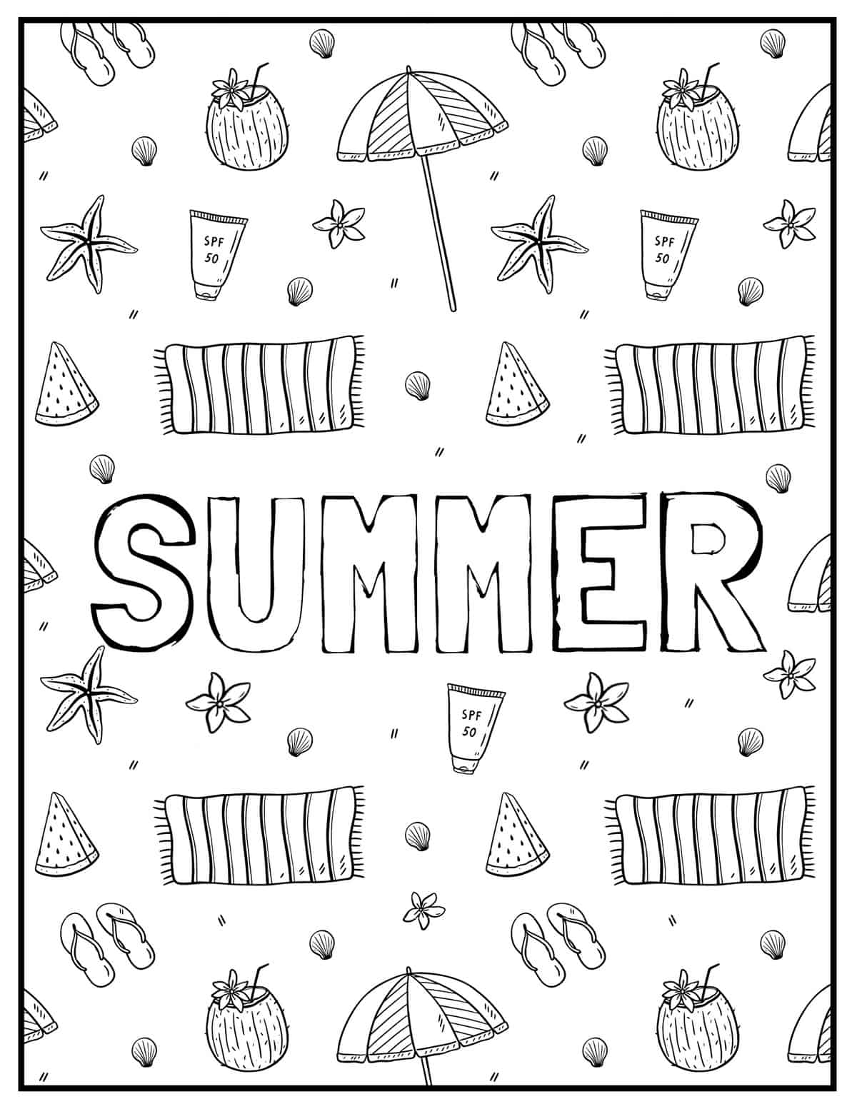 Get 85 End Of Summer Coloring Pages Ideas 61