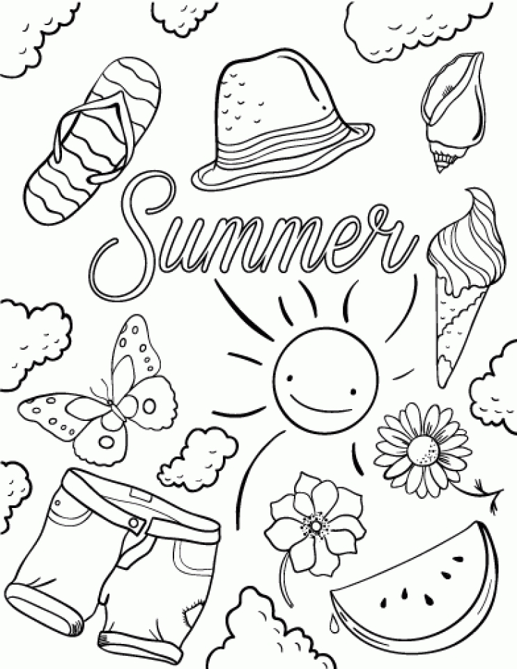 Get 85 End Of Summer Coloring Pages Ideas 8