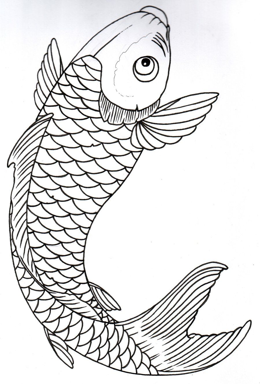 Get 85 Koi Fish Coloring Pages Ideas 13