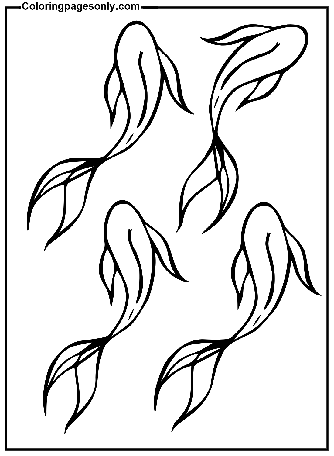 Get 85 Koi Fish Coloring Pages Ideas 20