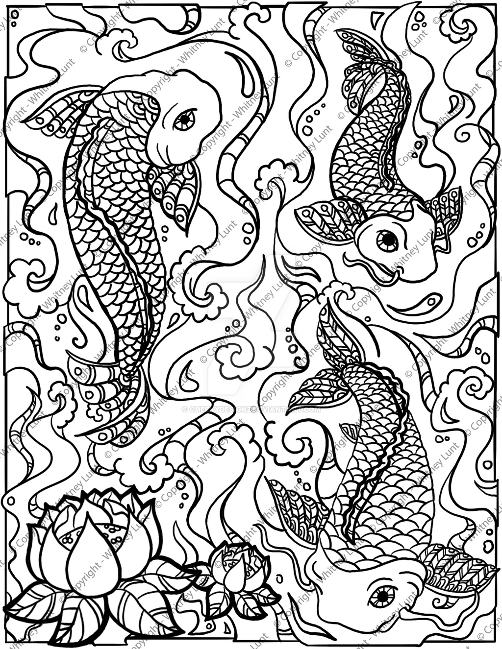 Get 85 Koi Fish Coloring Pages Ideas 21