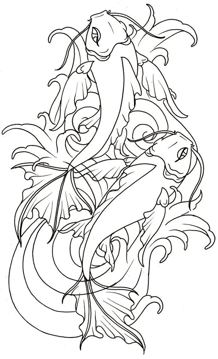 Get 85 Koi Fish Coloring Pages Ideas 36