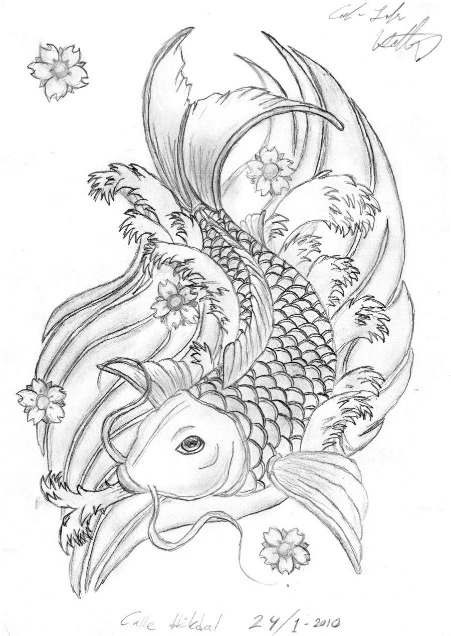 Get 85 Koi Fish Coloring Pages Ideas 42