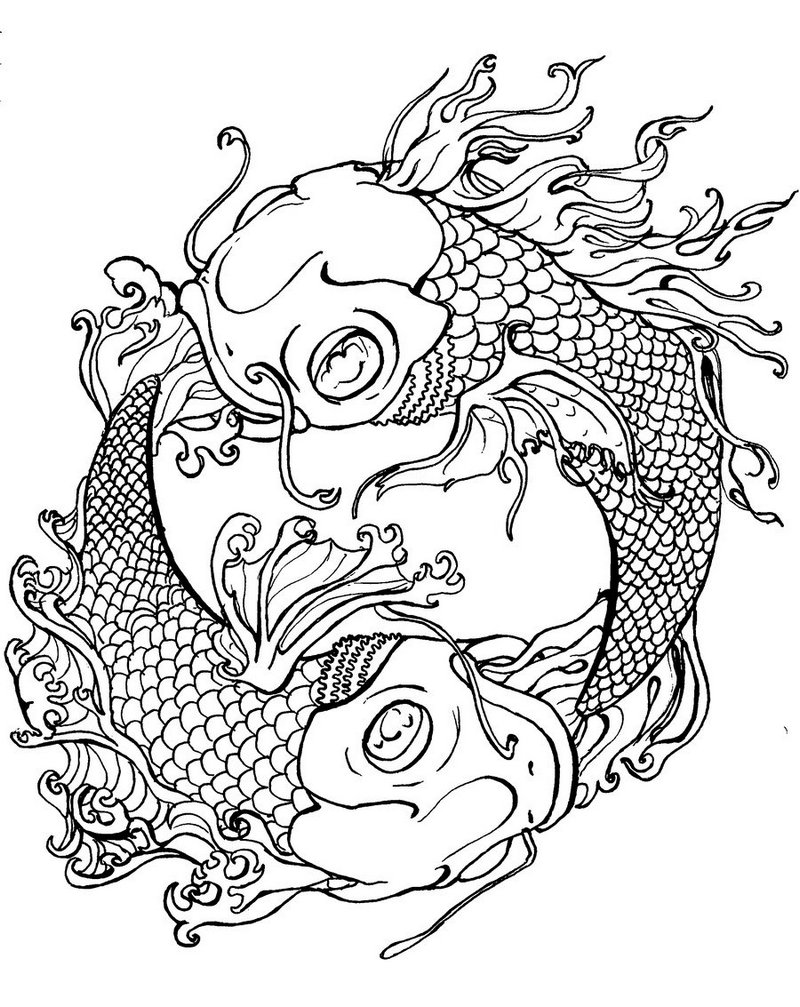 Get 85 Koi Fish Coloring Pages Ideas 51