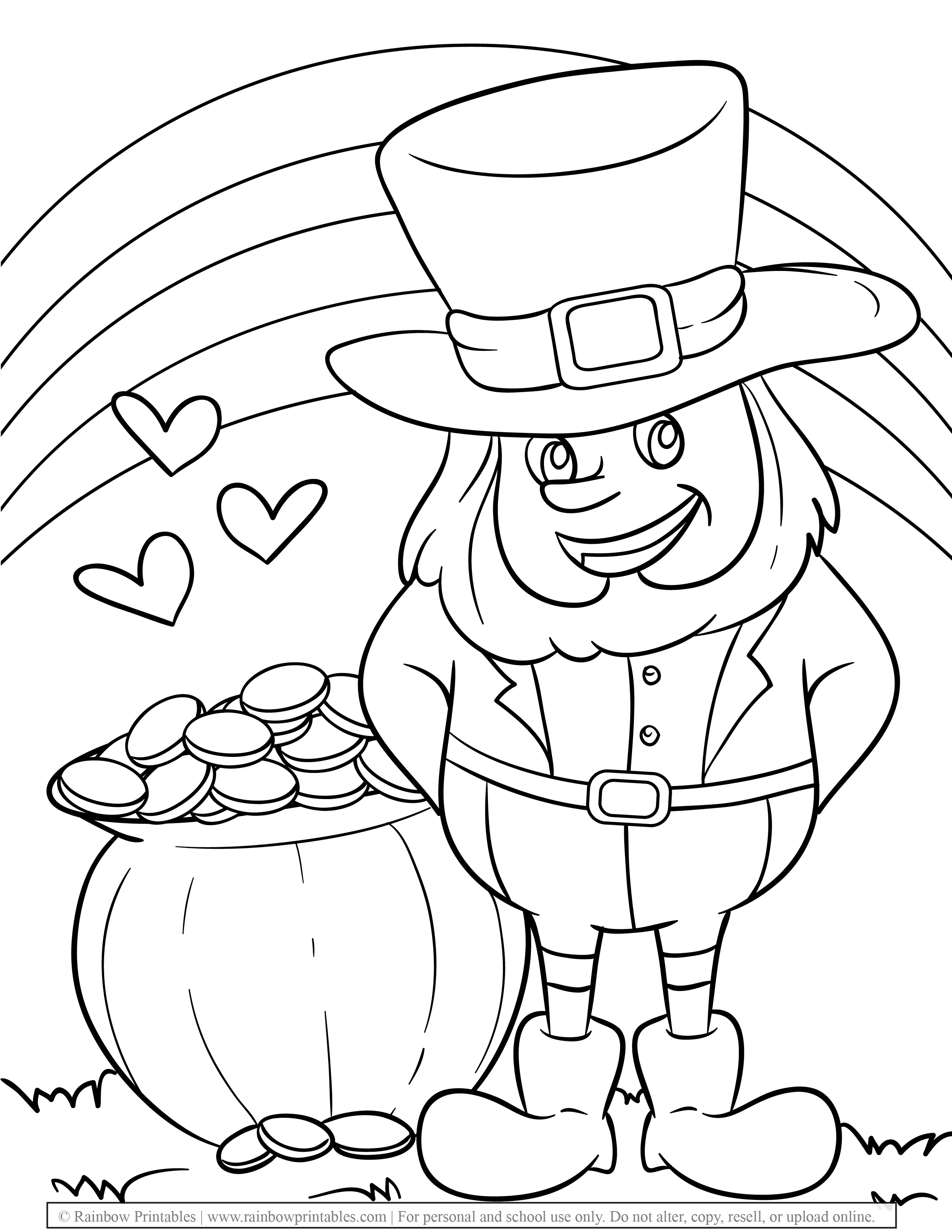 Get 85 Leprechauns Coloring Pages Ideas 10