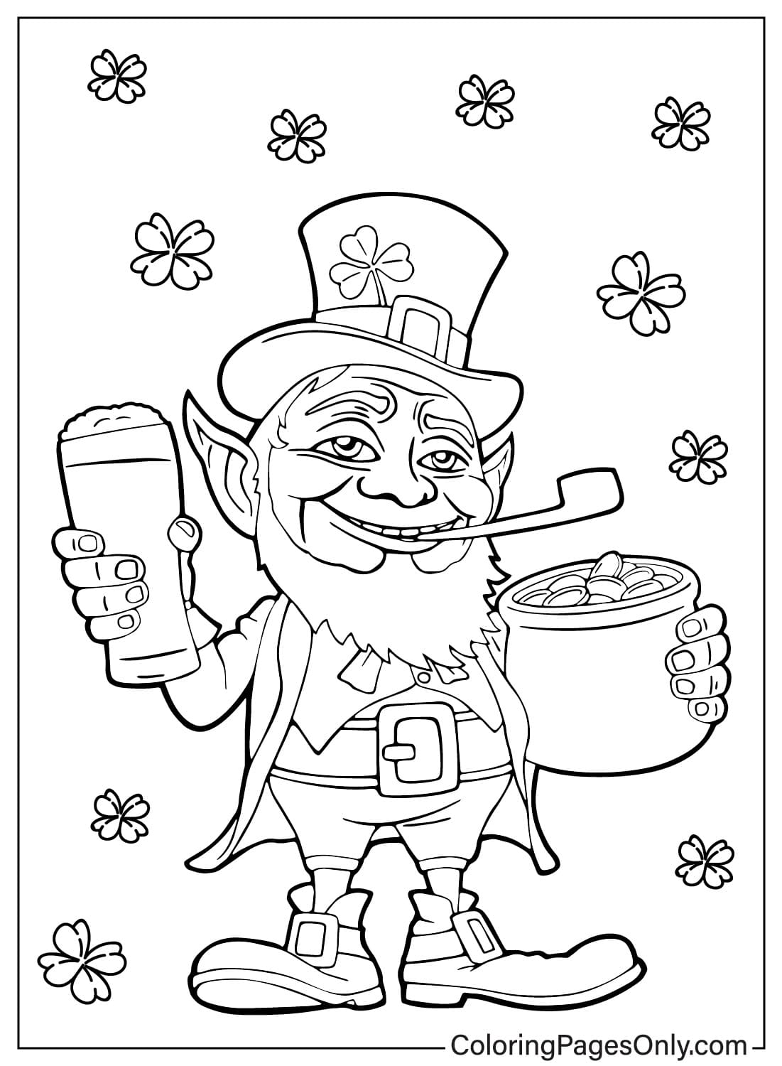 Get 85 Leprechauns Coloring Pages Ideas 11