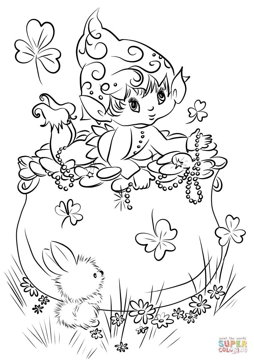 Get 85 Leprechauns Coloring Pages Ideas 25