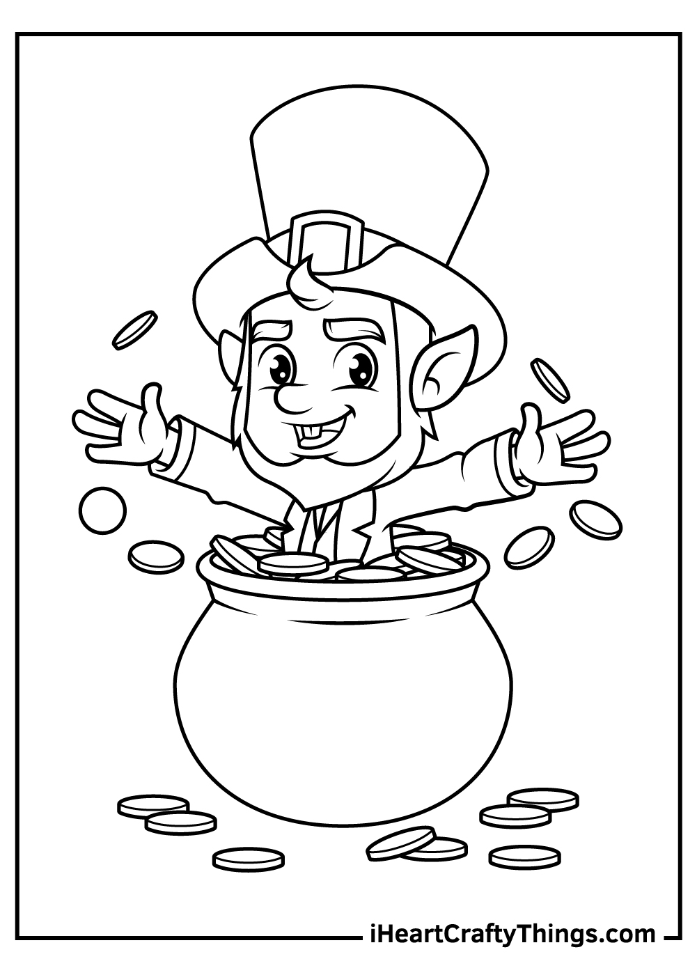 Get 85 Leprechauns Coloring Pages Ideas 29