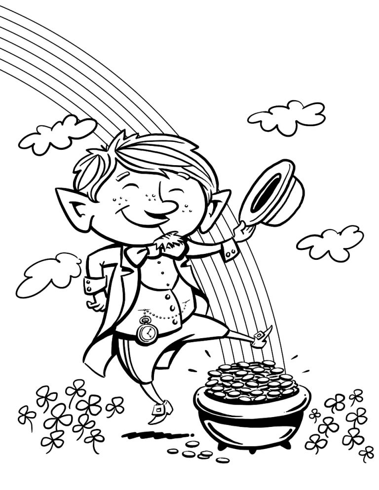 Get 85 Leprechauns Coloring Pages Ideas 34