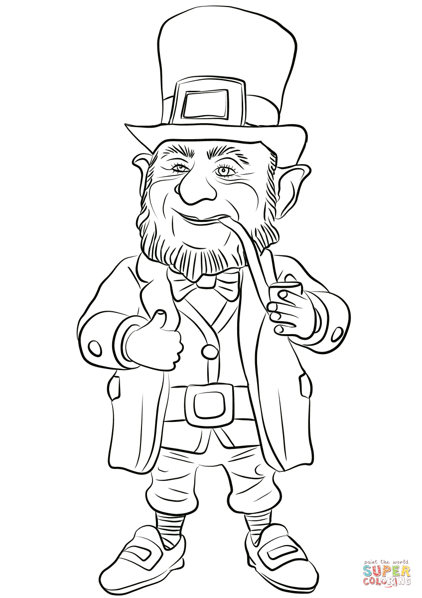 Get 85 Leprechauns Coloring Pages Ideas 44