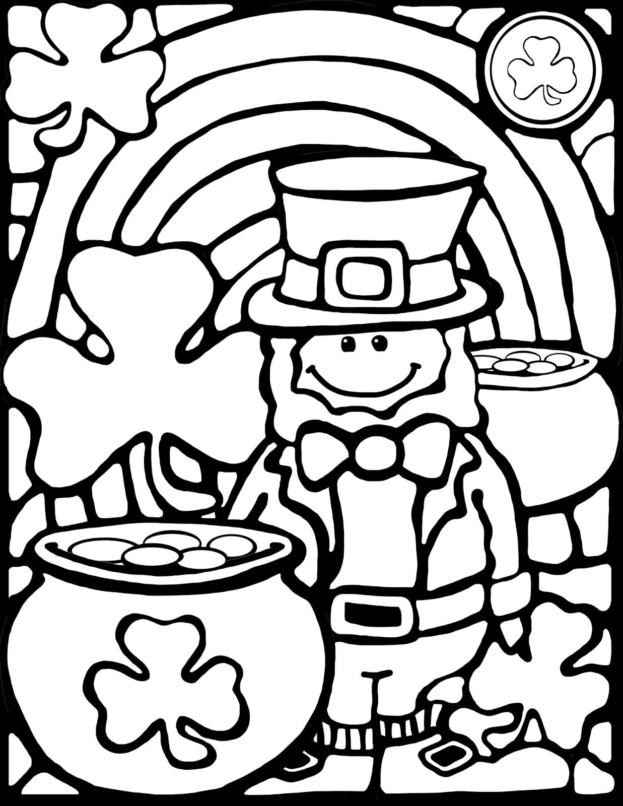 Get 85 Leprechauns Coloring Pages Ideas 49