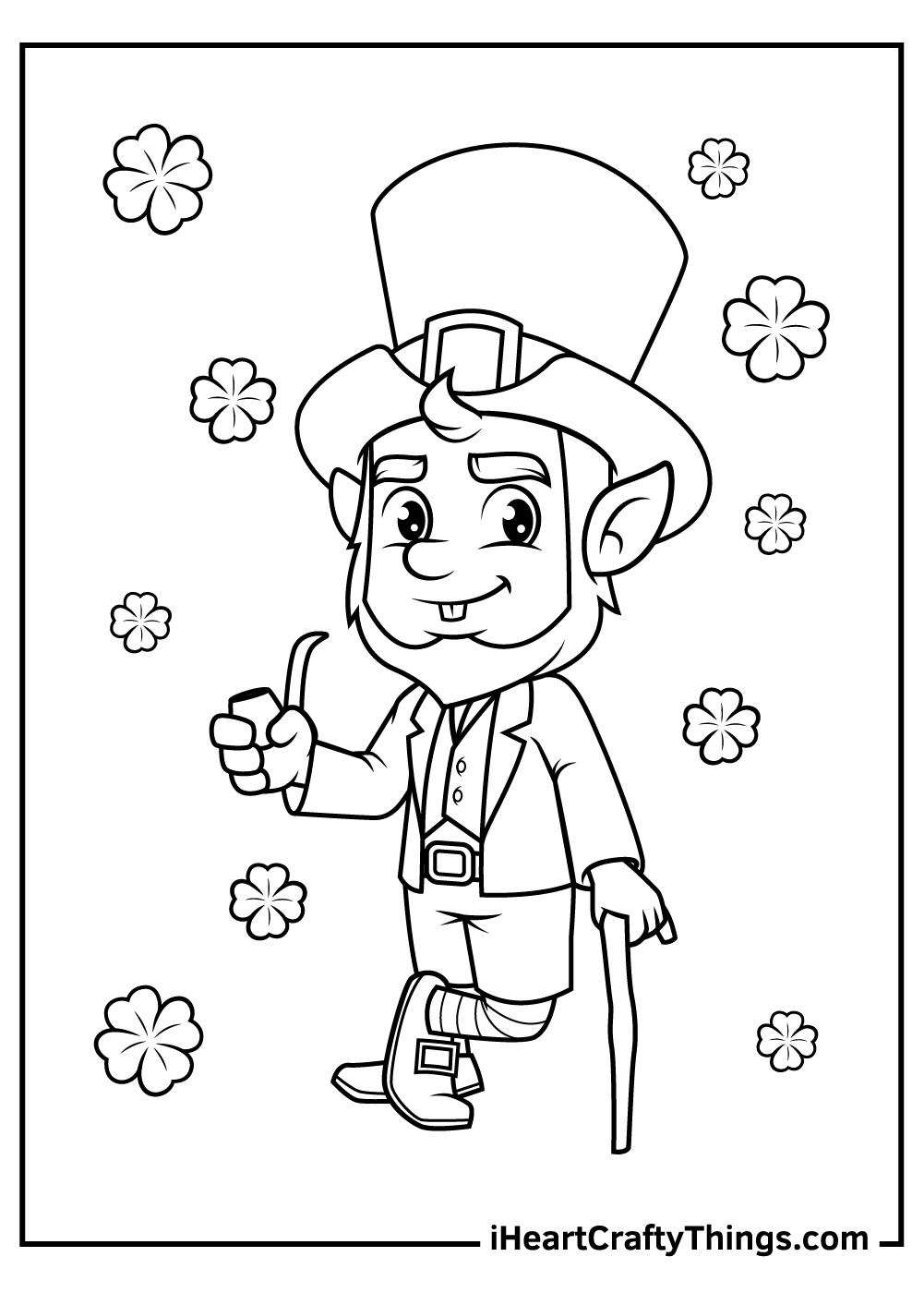 Get 85 Leprechauns Coloring Pages Ideas 51