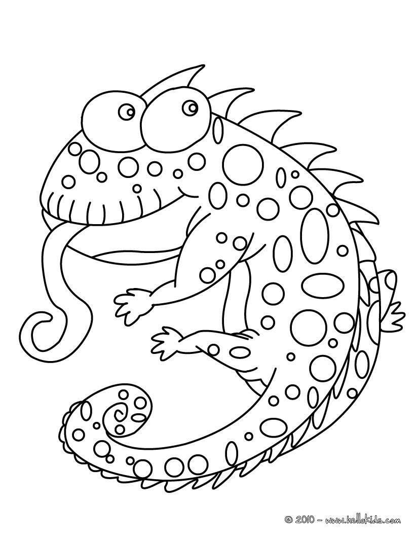 Get 85 Lizard Printable Coloring Pages Ideas 46