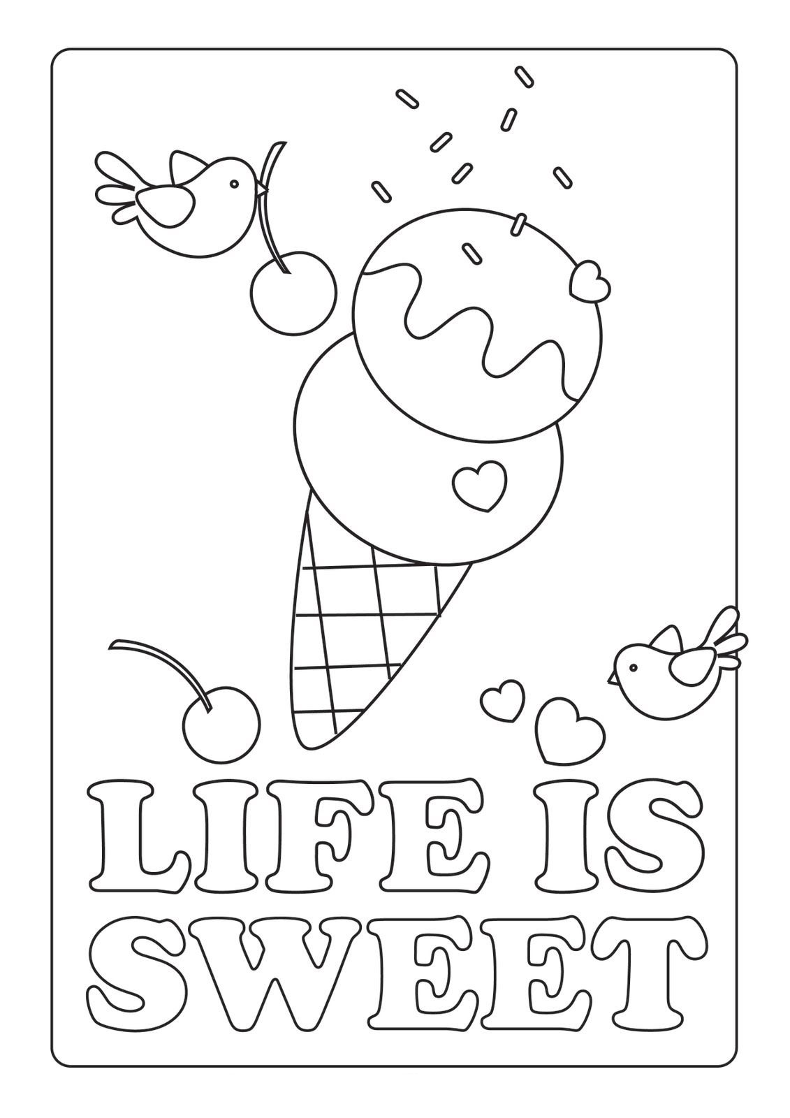 35 Free Printable Kids Coloring Pages 8