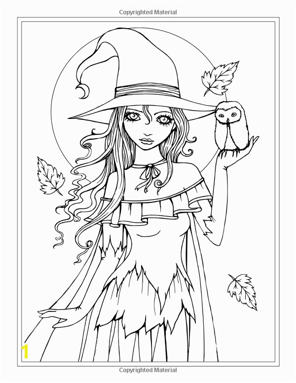 35 Printable Cute Witch Coloring Pages 13