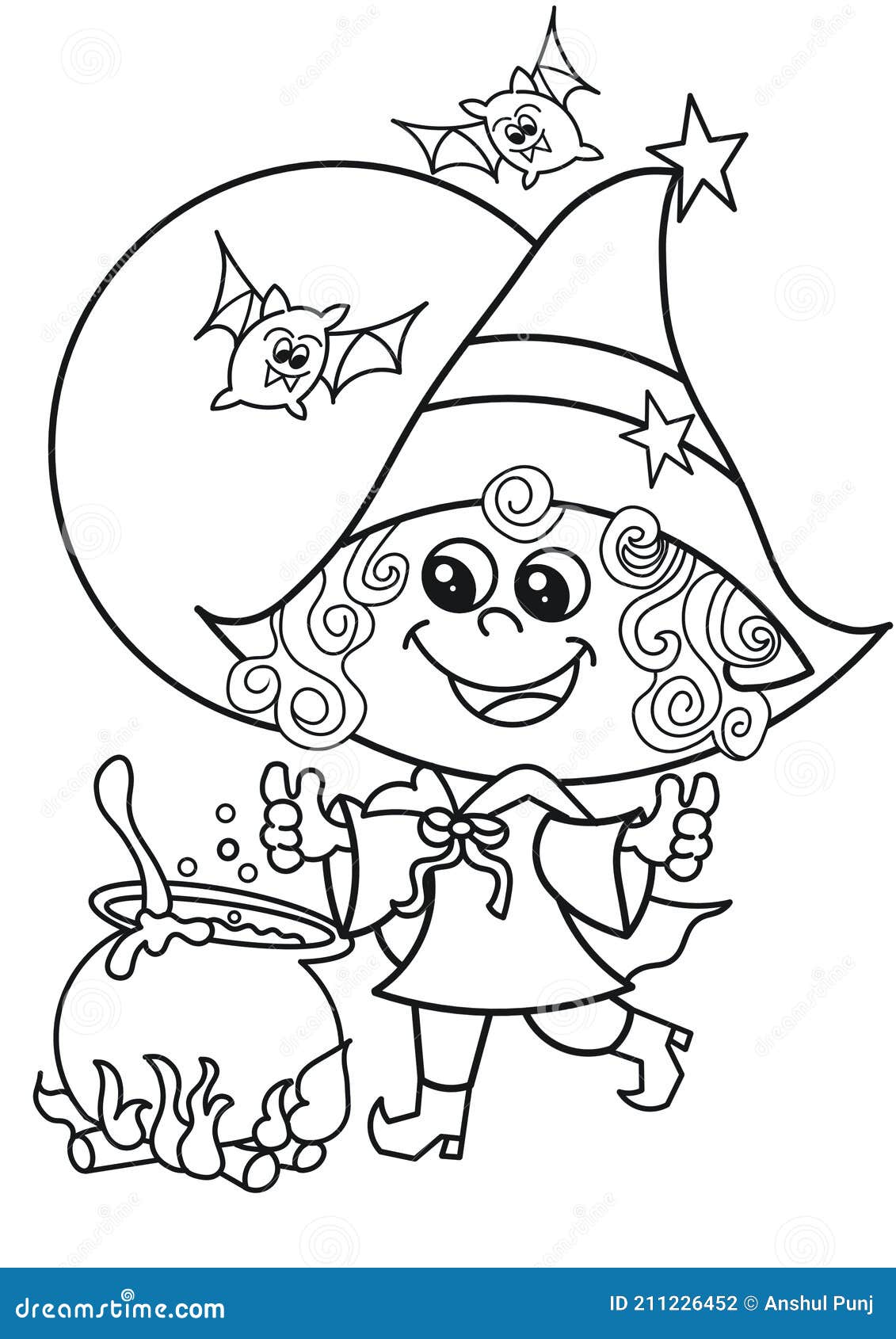 35 Printable Cute Witch Coloring Pages 24