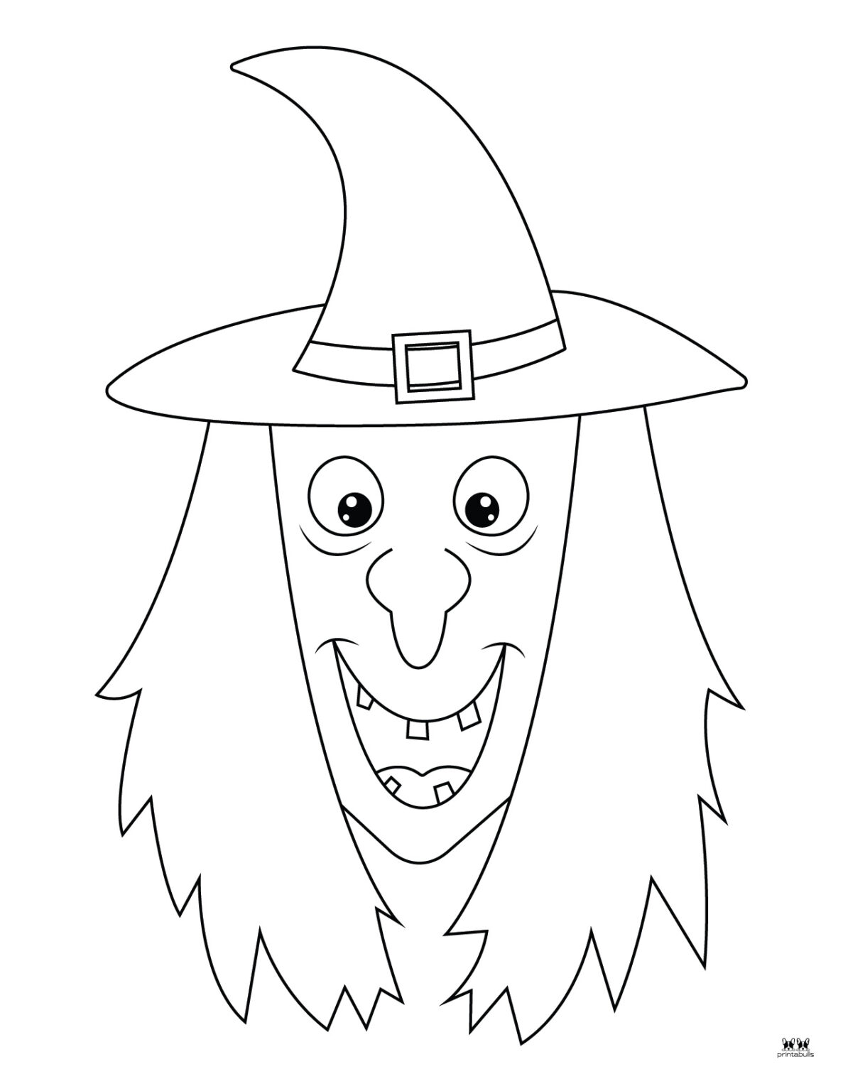 35 Printable Cute Witch Coloring Pages 4