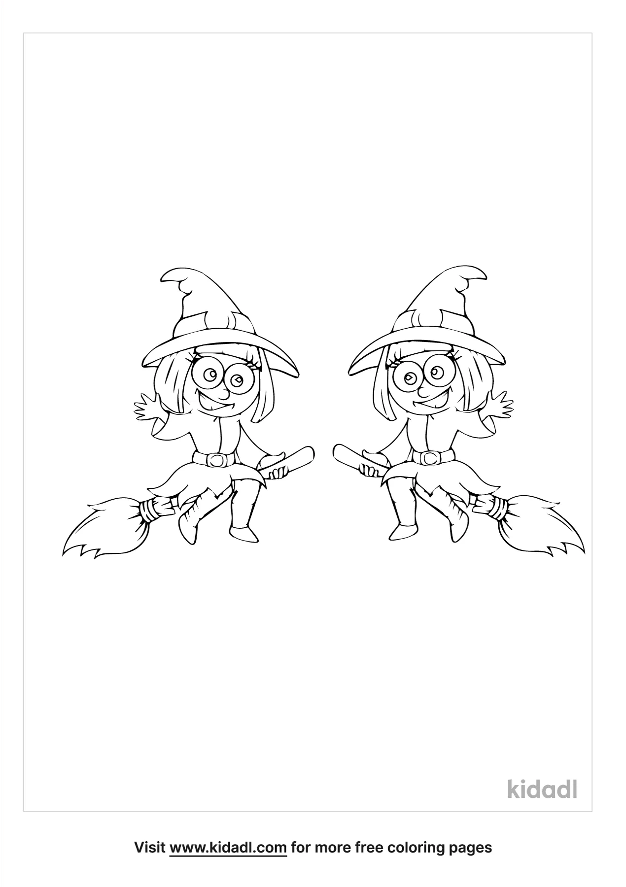 35 Printable Cute Witch Coloring Pages 8