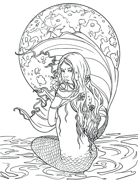 Save 60 Beautiful Mermaid Coloring Pages Ideas 31