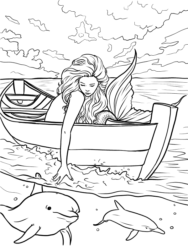 Save 60 Beautiful Mermaid Coloring Pages Ideas 35