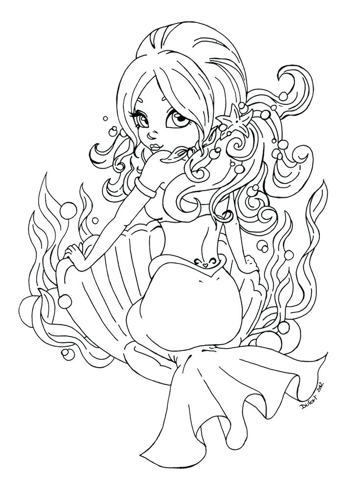 Save 60 Beautiful Mermaid Coloring Pages Ideas 5