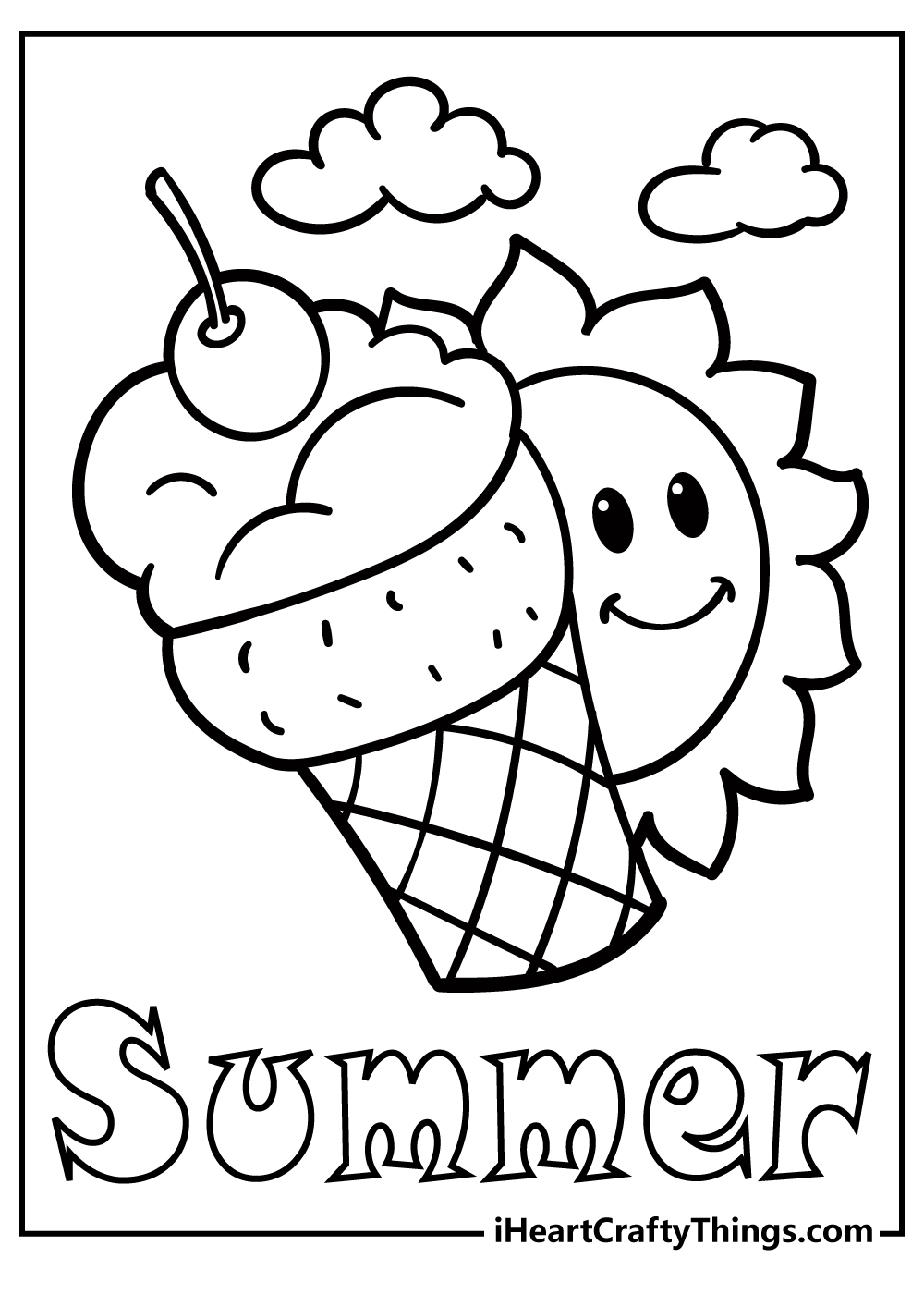 Save 60 Summer Coloring Pages Preschool Ideas 1