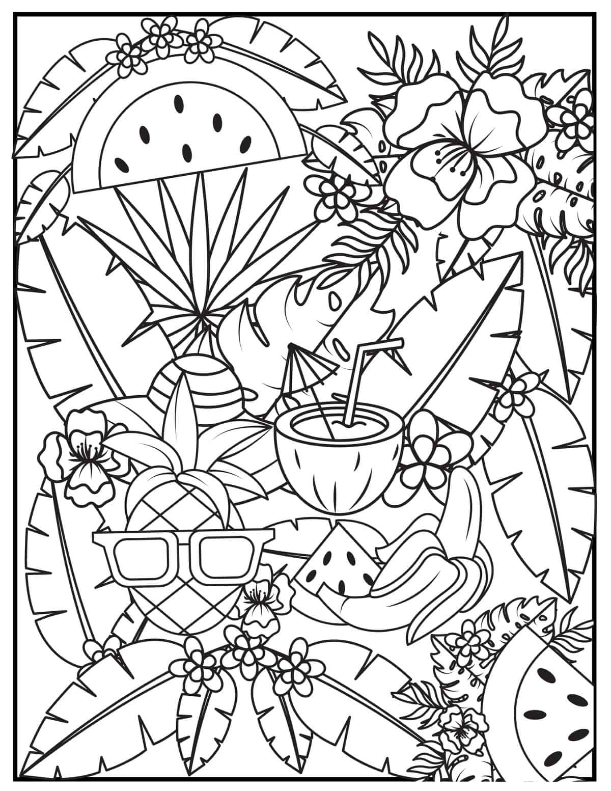 Save 60 Summer Coloring Pages Preschool Ideas 15