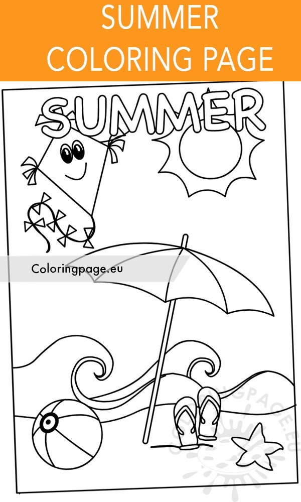 Save 60 Summer Coloring Pages Preschool Ideas 37