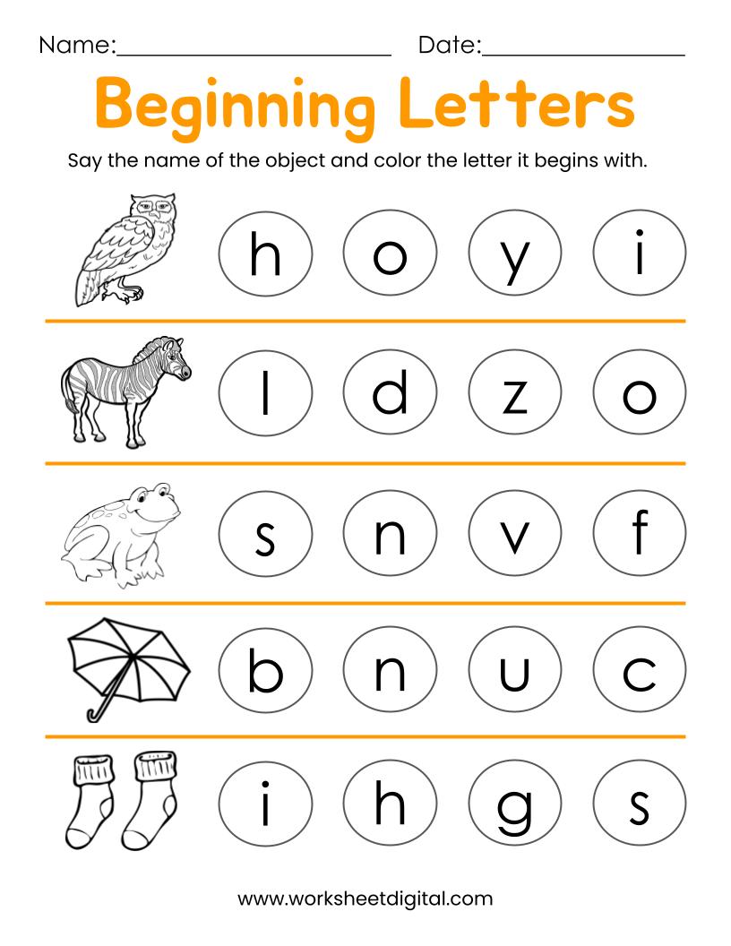 Save 60 Worksheets Preschool Letter Ideas 23