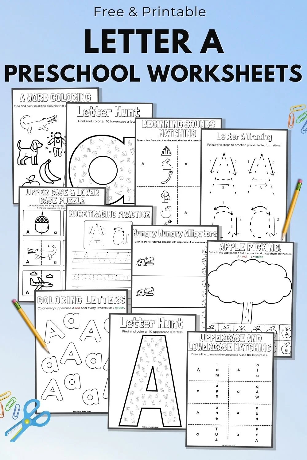 Save 60 Worksheets Preschool Letter Ideas 60